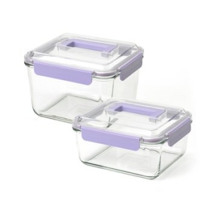 글라스락 퓨어 베리페리 핸디 2조 세트 (2.7L, 3.7L)