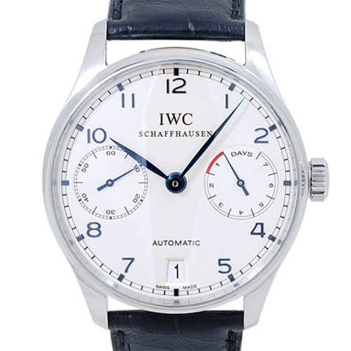 IWC 포르투기저 세븐데이즈 블루핸즈 42mm IW500107