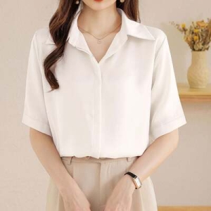 사틴 셀럽하우스 카라 YBJA7149 넥트임 블라우스 여유핏 오피스룩 583093_n613_1_WFFT46P