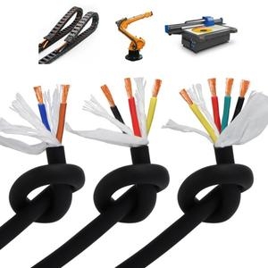 CNC  케이블 18AWG20/22AWG 2 10 코어 Towline 1m PVC 유연한 와이어 TRVV 굽힘 저항 부식 방지 구리