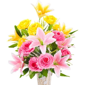 시앙마이 조화 성묘꽃-성묘조화 국화 산소꽃 납골당 근조꽃다발