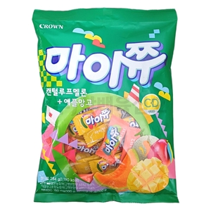크라운제과  마이쮸 캔털루프 멜론+애플망고 284g