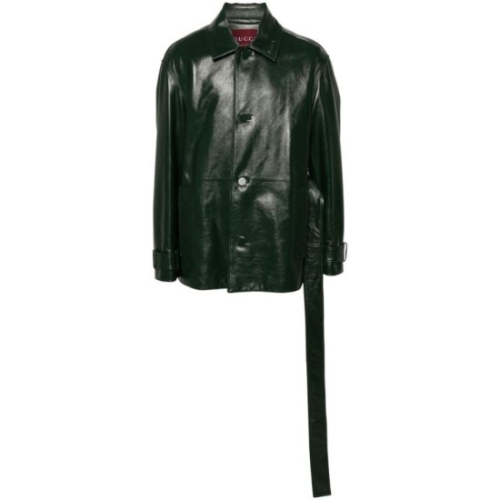 구찌 Trench in pelle lucida 803533XNA3I3064