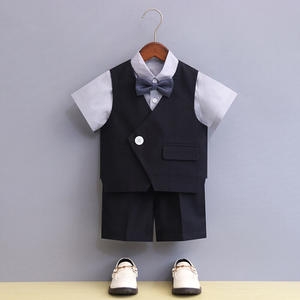 베이비맥스 베트 브이 사선 반팔 정장 세트 R11000