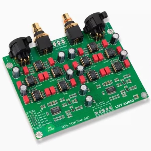 디코  듀얼 PCM1794A DAC 키트 더 192K 발열 밸런스드 보드 24BIT HIFIDIY PCM1794 USB 동축