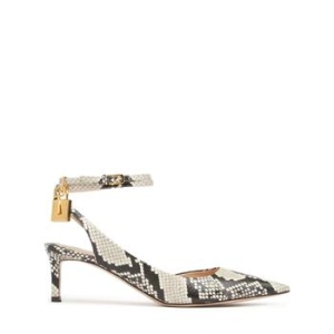 톰포드 여성 85mm 패도락 파이톤 프린트 가죽 펌프스 81I YEB005 TP7