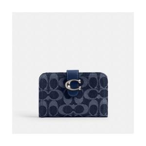 코치 여성 태비 월릿 인 시그니처 데님 CAN59 LHRHY