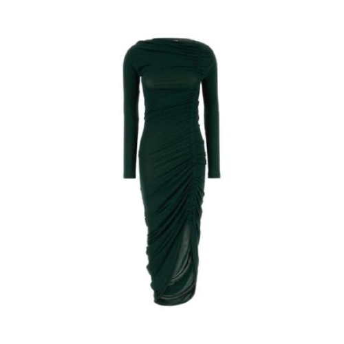 페라가모 카키 롱 원피스 2096919