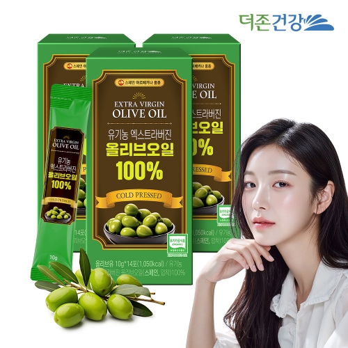 더존 유기농 엑스트라버진 냉압착 올리브오일 스틱 140g(10gx14포)