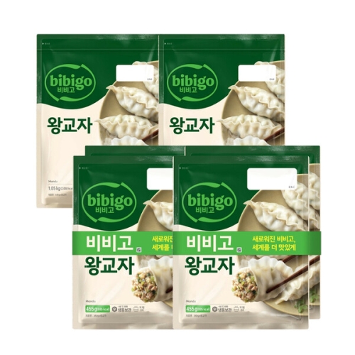 CJ제일제당 비비고 왕교자 1.05kg x 2개 + 왕교자 455g x 4개