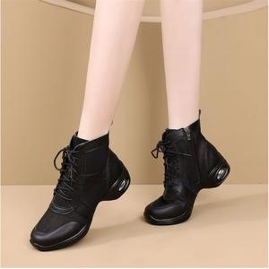 블라벨리 하이탑 여성댄스화 스포츠댄스슈즈 메쉬 댄스부츠 에어로빅화 라인댄스화ZH5821