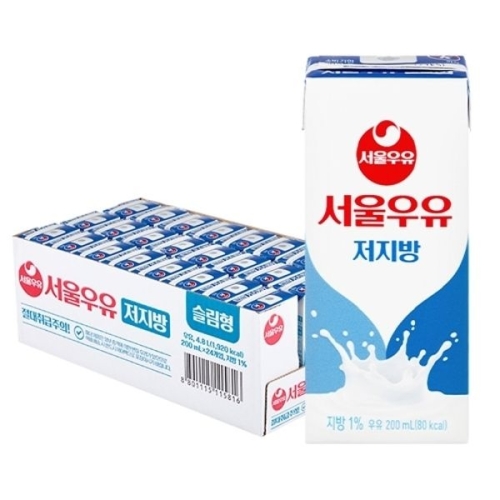 서울우유 저지방 멸균우유 200ml