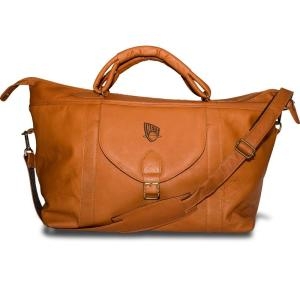 NBA 뉴저지 네트 탠 가죽 탑 지퍼 여행 가방 157143