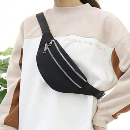 라일리 투웨이지퍼 허리 힙색 외부활동 가방 MKAPAVR2505 3xWpo