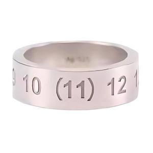 메종마르지엘라  넘버 로고 6.5mm 반지 실버 SI8UQ0003SV0129951 270853