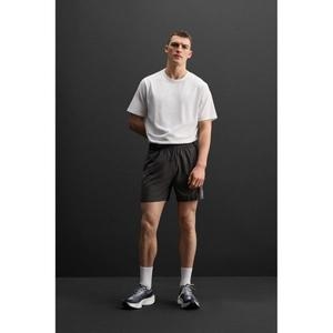 자라 코튼 블렌드 트레이닝 티셔츠 블랙235084