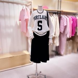 시에로 PORTLAND 자카드 매쉬 니트 DBSJ2KTF356