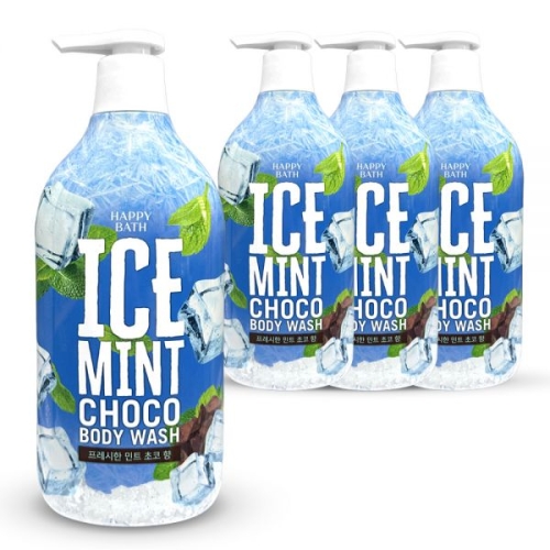 해피바스 시원한 아이스 민트 초코 쿨링 바디워시 900g