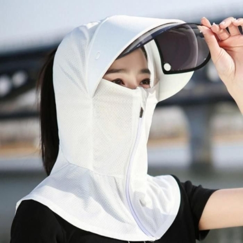 라일리 Rly 풀커버 썬바이저 얼굴 햇빛가리개 여름 등산 모자 37329379