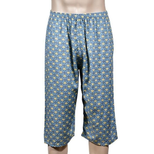 라일리 Rly 깔끔한 프린팅 남성 레이온 8부 파자마 잠옷 바지 37329303