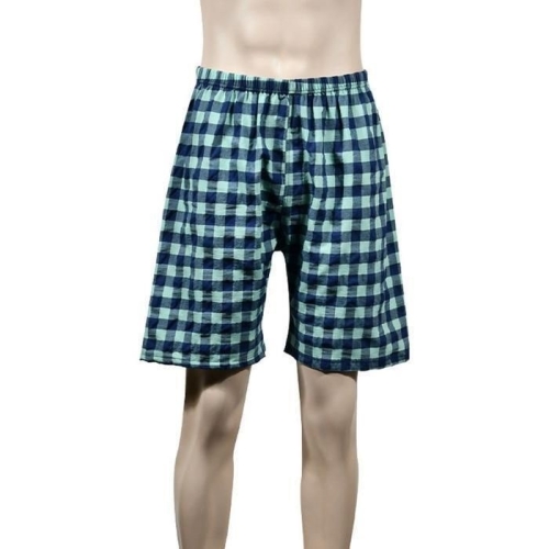 라일리 Rly 데일리 남성 체크 패턴 순면 5부 파자마 잠옷 바지 37329329