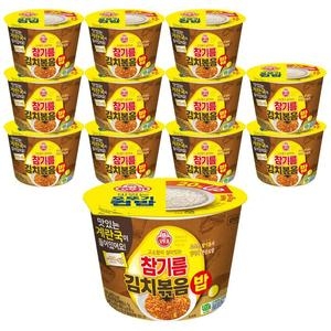 오뚜기  컵밥 참기름김치볶음밥 264g(+계란국)