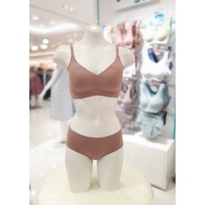 트라이엄프 노와이어 브릿지 무봉제 브라셋트 WBR611TAWBP611 BROWN