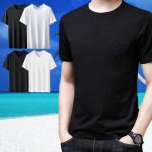 라일리 Rly 남성 기본핏 데일리 베이직 무지 여름 냉감 반팔 37329356