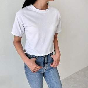 셀러허브 패션 JHQS8JNT_4B 바니첼 베이직 무지티 노블 SD230424 티숙 반