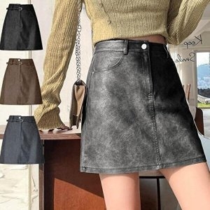 셀러허브 패션 JHQS8KW1_4B 여성 미커트 고급스러운 안감팬츠 스커트