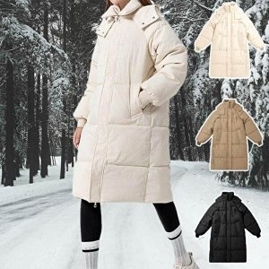 셀러허브 패션 JHQS8KW0_4B 여성 베이직 여성롱패딩 겨울 따뜻 롱패딩