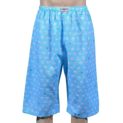 라일리 Rly 시원한 편한 남성 엠보 8부 캐릭터 파자마 잠옷 바지 37329313