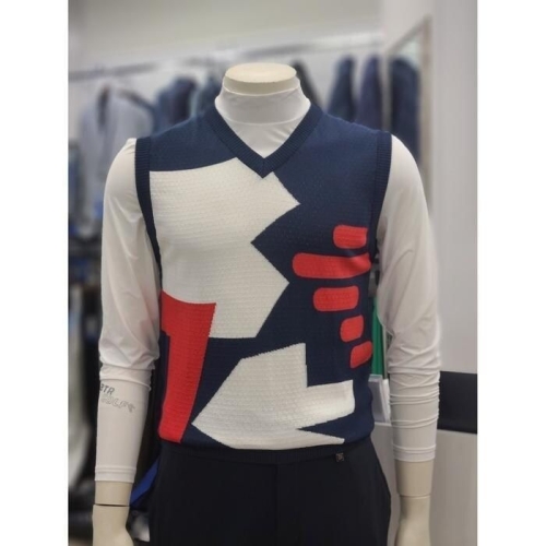 BTR 37451153- 골프세이브존06남성봄여름브이넥니트조끼아브로BUW52J68M