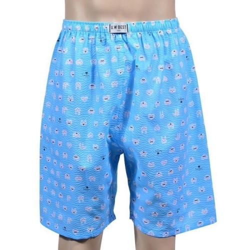 라일리 Rly 청량한 소재 남성 엠보 5부 캐릭터 파자마 잠옷 바지 37329305