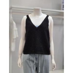 베스띠벨리 세이브존02 트임 니트 조끼 BK-VCC2933-1