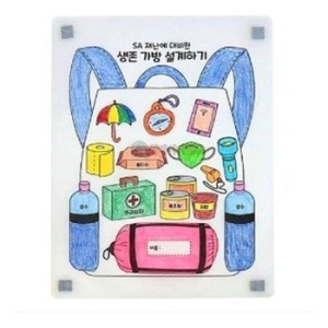 SA 내가 그리는 재난에 대비한 생존가방 10인 WFI3BJV