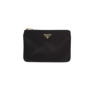 프라다 트라이앵글 로고 파우치 블랙_1RT003 049 F0002