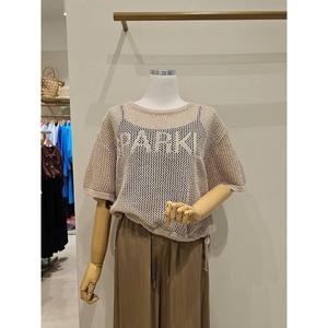 SI 펄 비즈 스트링 그물 니트 SHK2197FUU