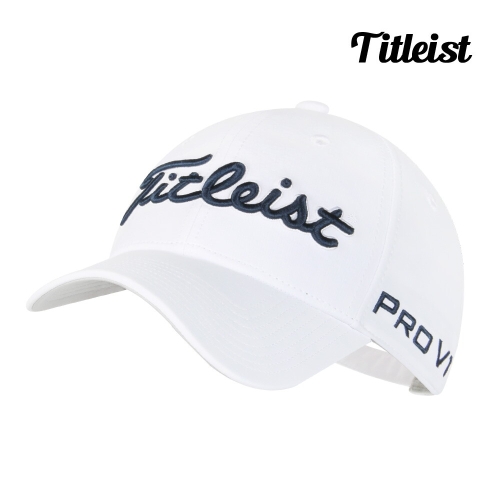 타이틀리스트 골프 모자 플레이어 테크 골프모자 남성 화이트 TH24APT-10