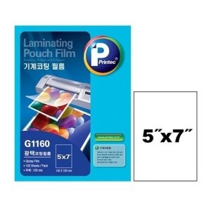 프린텍 VCM19L6R기계 코팅필름 G1160 140X190 100매 100mic