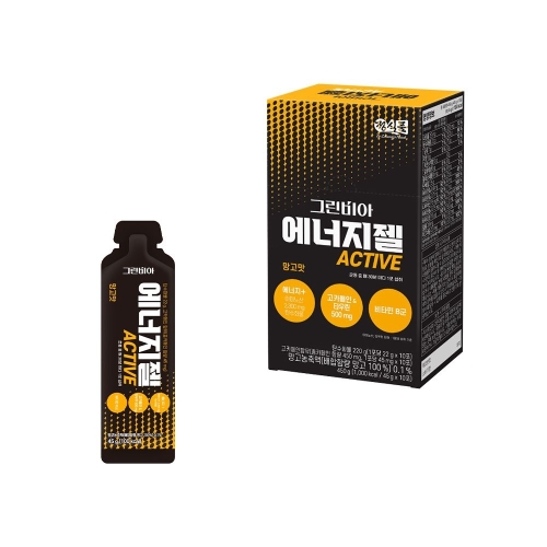 정식품 그린비아 에너지젤 액티브 망고맛 45g 10포