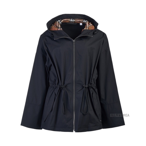 버버리 SS25 여성 드로스트링 후드 자켓 8107215 W BIRLEY A1189
