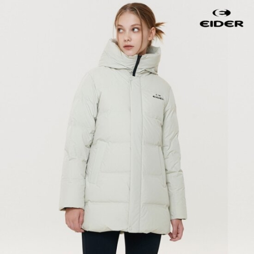 아이더  써큘라트 여성 중힙 미들기장감 구스다운 여자패딩 DWW24543