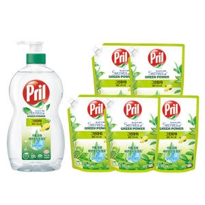 프릴 그린파워 레몬그라스향 700ml + 리필 1L