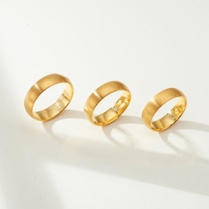 한국표준금거래소  무광 할로우 엥게이지 반지 2.5g