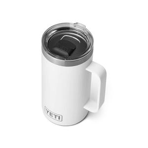 YETI  Rambler 710ml 24온스 머그, 진공 단열, 매그슬라이더 뚜껑이 있는 스테인리스 스틸, 화이트 135157