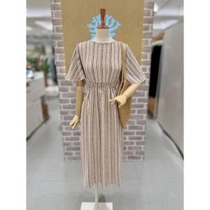 레코브 허리스모킹 프린트원피스 SB31E8OP536X