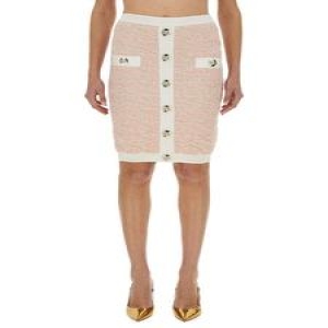 발망 미디 스커트 FF1LC016 KI72OIN Pink