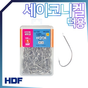 해동조구사  세이코 덕용 바늘 100개