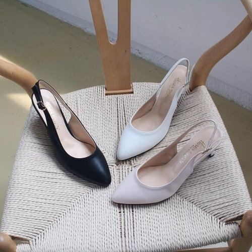 셀러허브 NID-612빅 슬링백 국산 구두 빅사이즈 여성